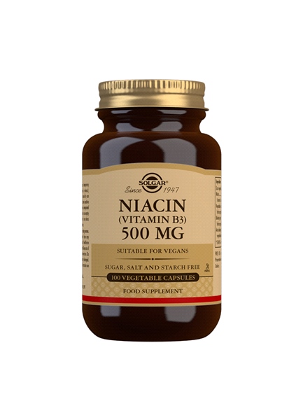 Solgar - Niacin 500mg (100 Vegicaps)
